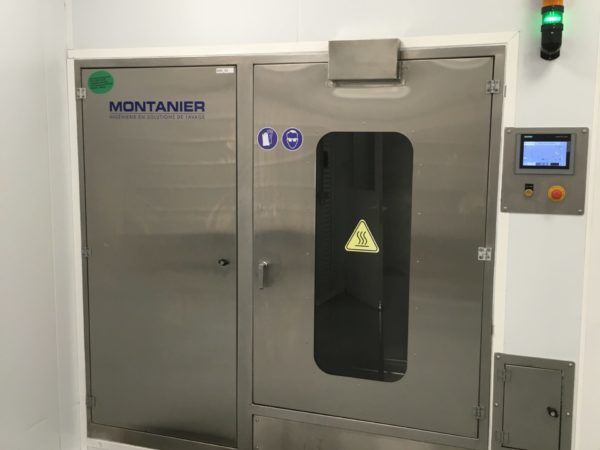 Cabina lavaggio fusti