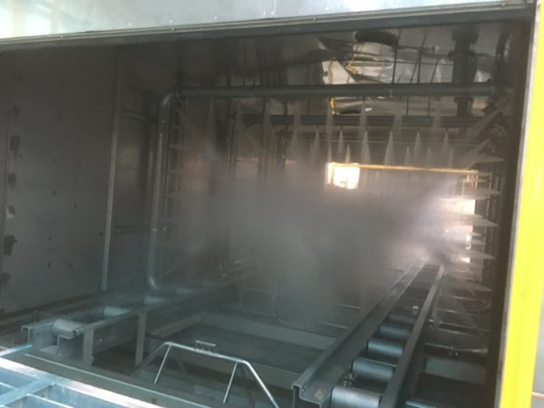 Interieur tunnel de lavage