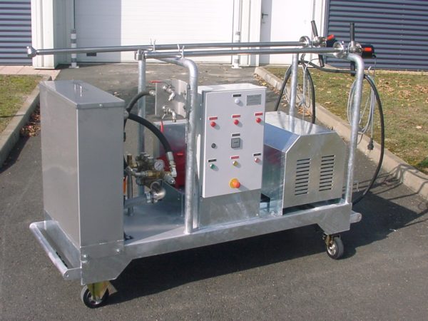 Skid NEP mobile haute pression