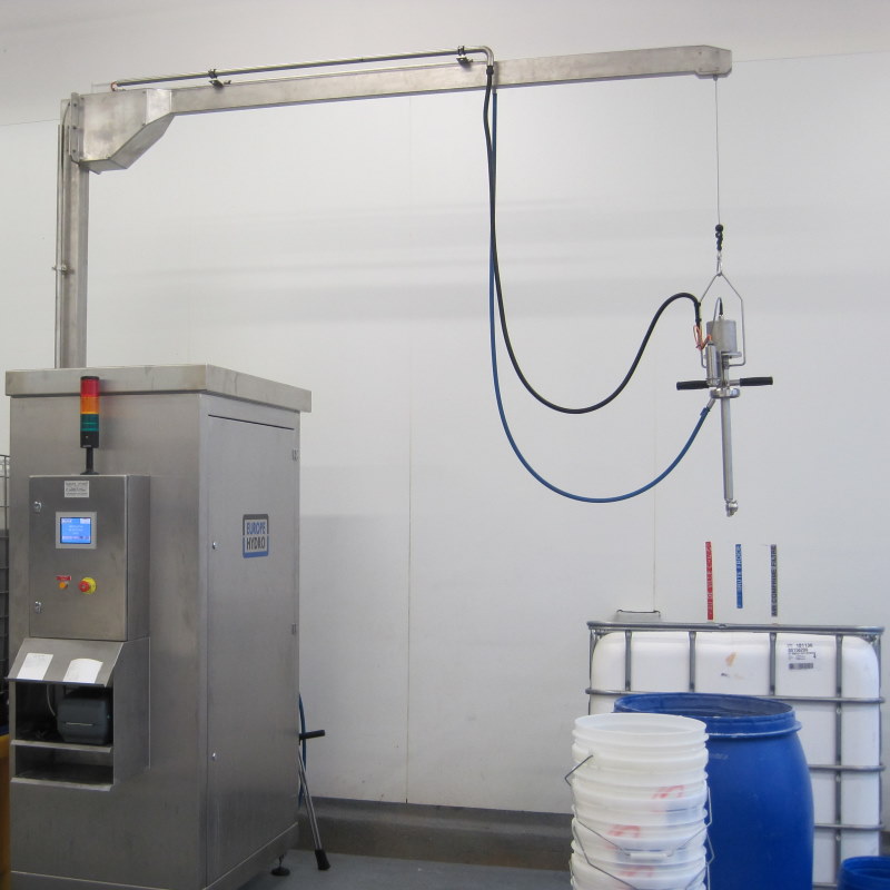 Laveur haute pression fixe par tête rotative