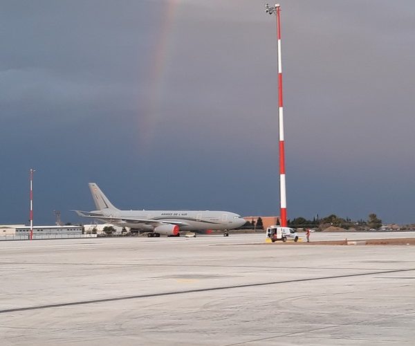 Lavado de aviones de la Fuerza Aérea