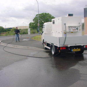 Laveur haute pression eau chaude autonome diesel