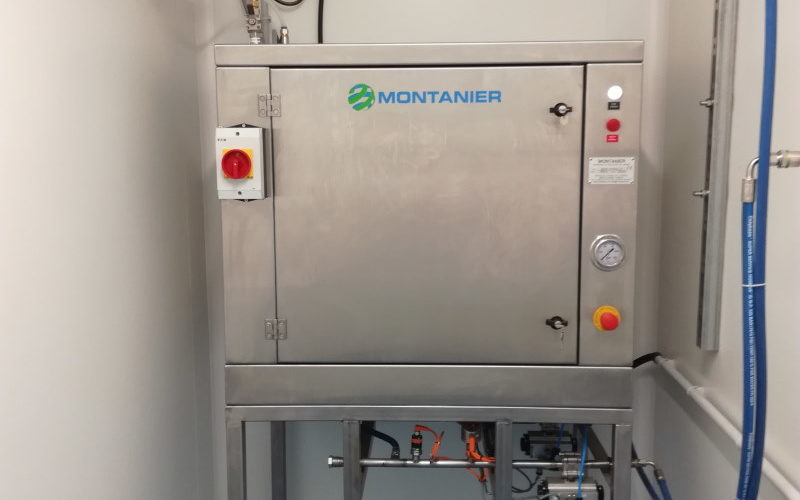 Laveur haute pression fixe par lance double voies