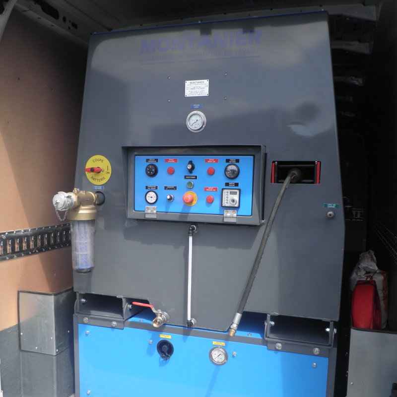 Laveur haute pression eau chaude autonome gaz carene