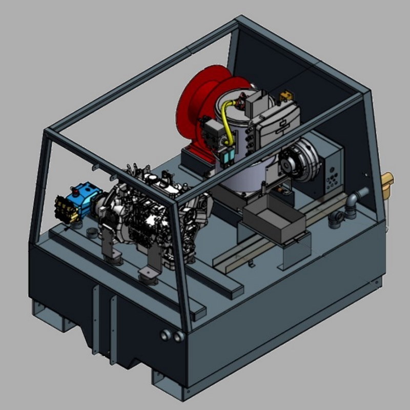 Laveur haute pression eau chaude autonome gaz