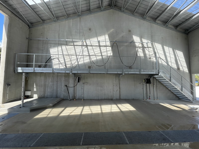 Aire de lavage défense