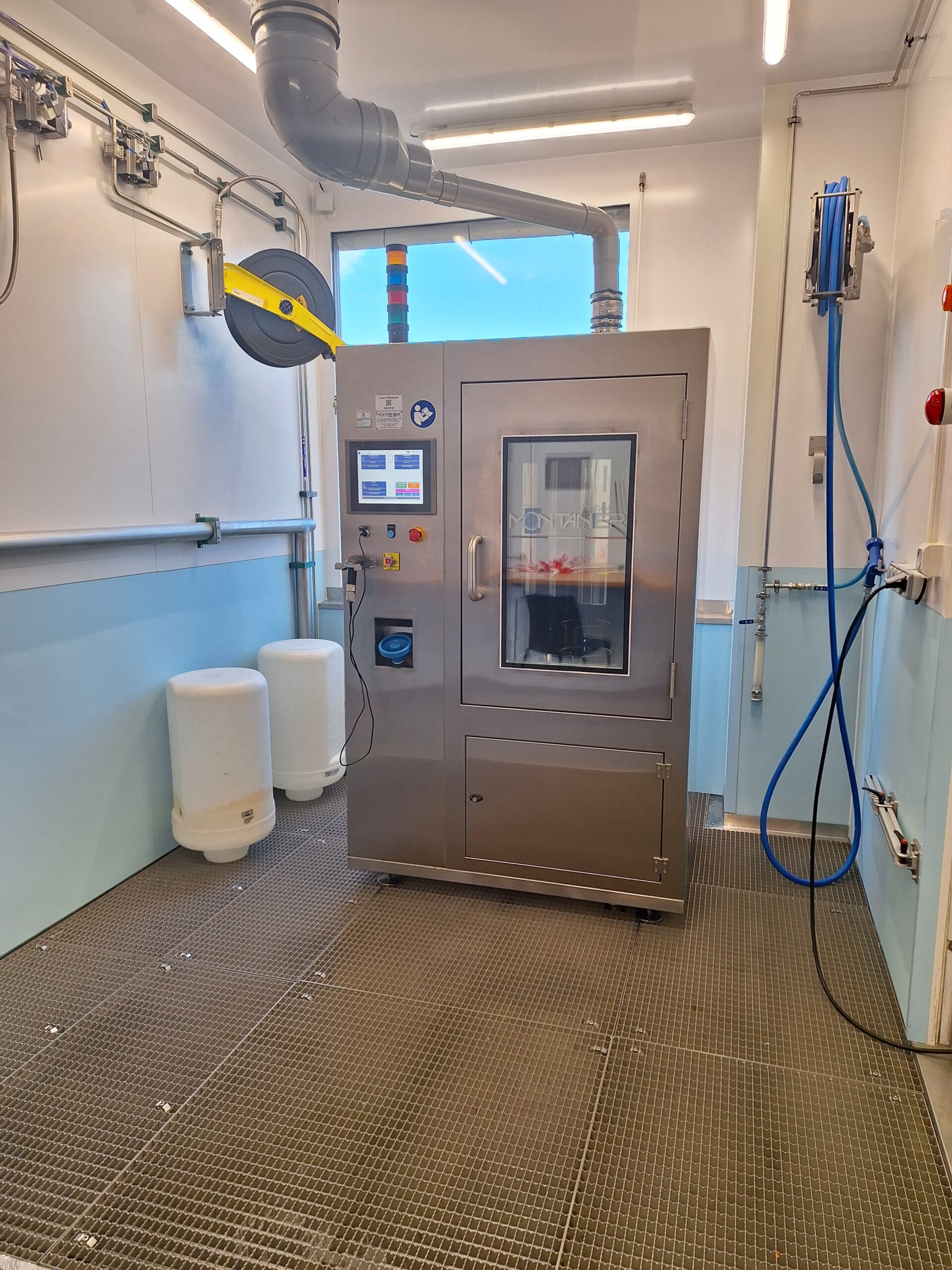 Cabine de lavage de fût
