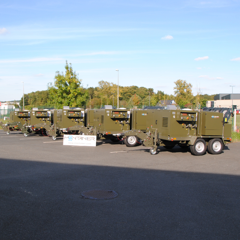 Unité mobile de lavage haute pression