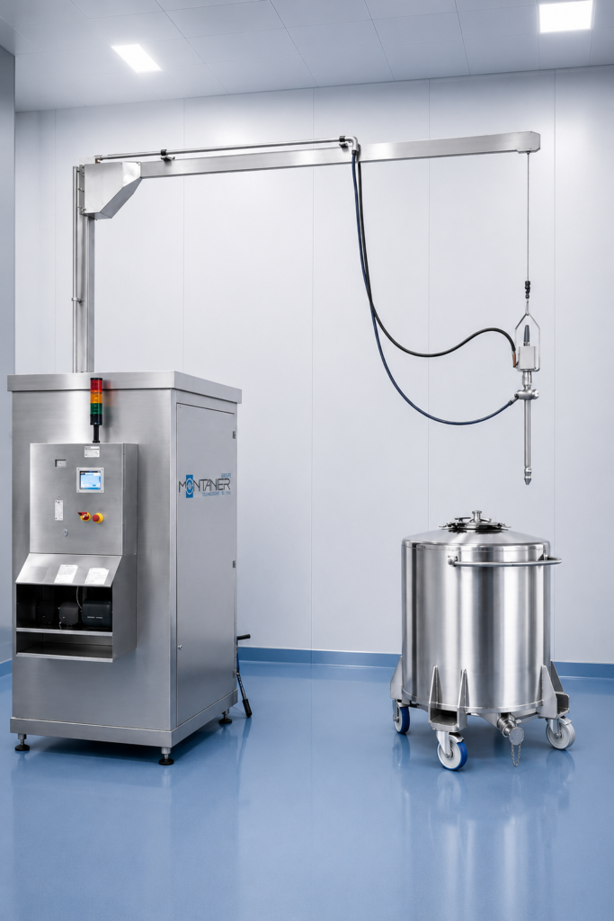 Laveur haute pression fixe par tête rotative